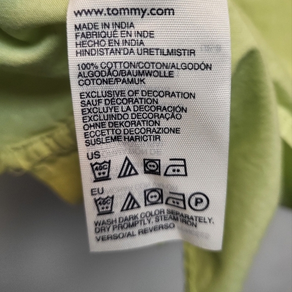 Tommy Hilfiger Light Green Button Down Shirt - Size S - Picture 4 of 4